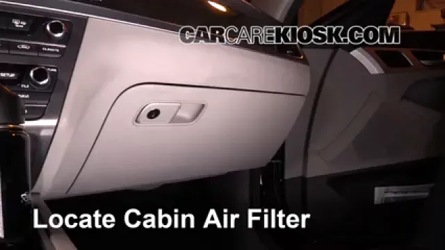 2016 Hyundai Genesis 3.8 3.8L V6 Filtre à air (intérieur) Changement